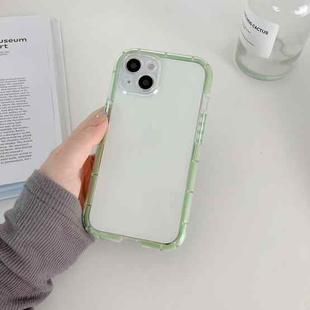 For iPhone 12 Luminous TPU Phone Case(Transparent Green)