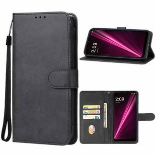 For T-Mobile T Phone 5G Leather Phone Case(Black)