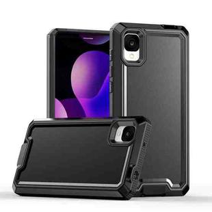 For TCL ION z Armour Two-color TPU + PC Phone Case(Black)