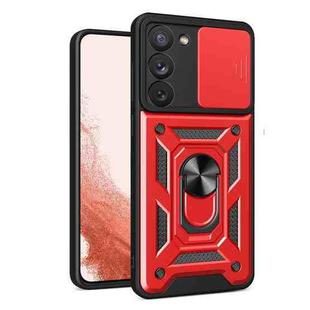 For Samsung Galaxy S23+ 5G Sliding Camera Cover Design TPU+PC Phone Case(Red)