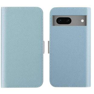 For Google Pixel 7 Candy Color Litchi Texture Leather Phone Case(Light Blue)