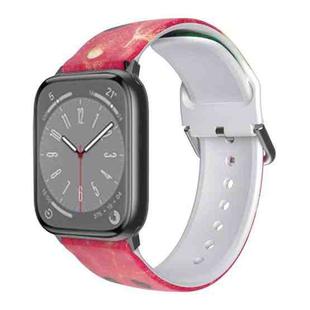 Breathable TPU Watch Band For Apple Watch Series 8&7 41mm / SE 2&6&SE&5&4 40mm / 3&2&1 38mm(Watermelon)