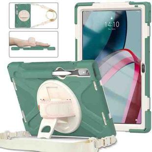 For Lenovo Pad Pro 11.2 2022 TB-138FC/132FU Silicone + PC Protective Tablet Case(Emerald Green)