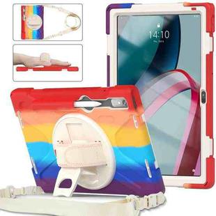 For Lenovo Pad Pro 11.2 2022 TB-138FC/132FU Silicone + PC Protective Tablet Case(Colorful Red)