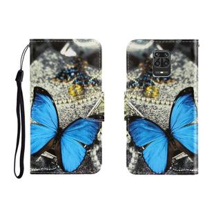 For Xiaomi Redmi Note 9 Pro Colored Drawing Horizontal Flip Leather Case with Holder & Card Slot & Wallet(A Butterfly)