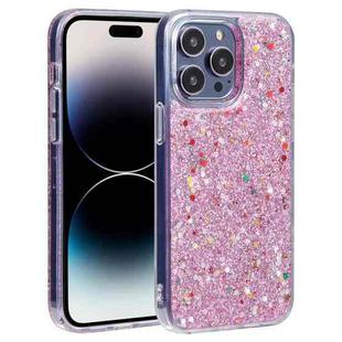 For iPhone 14 Pro Max DFANS DESIGN Starlight Shining TPU+PC Phone Case(Pink)