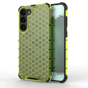 For Samsung Galaxy S23+ 5G Shockproof Honeycomb PC + TPU Protective Phone Case(Green)