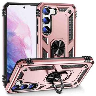 For Samsung Galaxy S23+ 5G Shockproof TPU + PC Phone Case(Rose Gold)