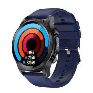 E400 1.39 inch HD Round Screen TPU Watch Strap Smart Watch Supports ECG Monitoring/Non-invasive Blood Sugar(Blue)