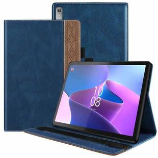 For Lenovo Tab P11 Pro Gen 2 Splicing Series Tablet PC Leather Case(Royal Blue)