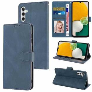 For Samsung Galaxy A14 5G Fantasy Classic Skin-feel Calfskin Texture PU Phone Case(Blue)