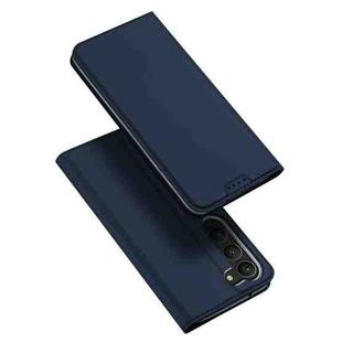 For Samsung Galaxy S23 5G DUX DUCIS Skin Pro Series Flip Leather Phone Case(Blue)