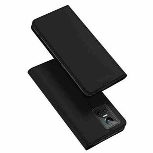 For Realme GT Neo3 DUX DUCIS Skin Pro Series Flip Leather Phone Case(Black)