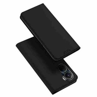 For vivo Y16 / Y02s DUX DUCIS Skin Pro Series Flip Leather Phone Case(Black)
