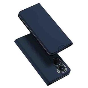 For vivo Y16 / Y02s DUX DUCIS Skin Pro Series Flip Leather Phone Case(Blue)