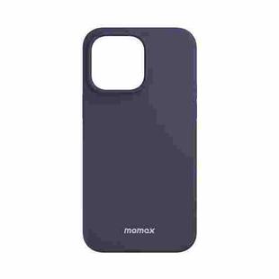 For iPhone 14 Pro MOMAX Liquid Silicone Magsafe Magnetic Phone Case(Purple)