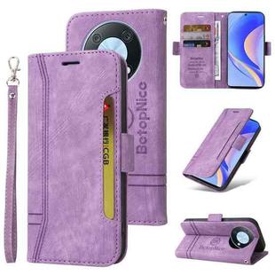 For Huawei nova Y90 / Enjoy 50 Pro BETOPNICE Dual-side Buckle Leather Phone Case(Purple)