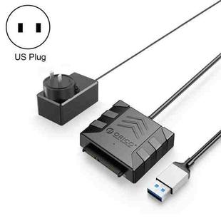 ORICO UTS1 USB 3.0 2.5-inch SATA HDD Adapter with 12V 2A Power Adapter, Cable Length:0.5m(US Plug)