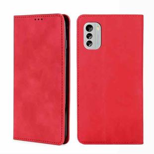 For Nokia G60 5G Skin Feel Magnetic Horizontal Flip Leather Phone Case(Red)