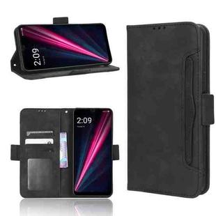For T-Mobile Revvl 6 5G Skin Feel Calf Texture Card Slots Leather Phone Case(Black)