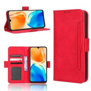 For vivo V25 5G /  X80 Lite Skin Feel Calf Texture Card Slots Leather Phone Case(Red)