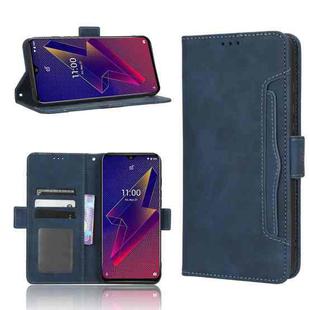 For Wiko Power U20 / U10 Skin Feel Calf Texture Card Slots Leather Phone Case(Blue)