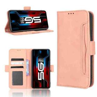 For Infinix Note 12 5G / Note 12 Pro 5G Skin Feel Calf Texture Card Slots Leather Phone Case(Pink)