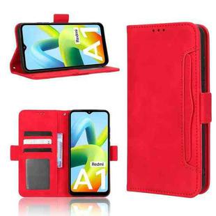 For Xiaomi Redmi A1 Skin Feel Calf Texture Card Slots Leather Phone Case(Red)