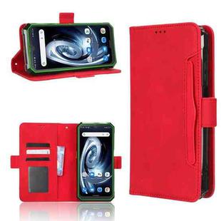 For Blackview BV7100 Skin Feel Calf Texture Card Slots Leather Phone Case(Red)