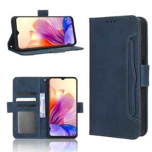 For Blackview OSCAL C80 Skin Feel Calf Texture Card Slots Leather Phone Case(Blue)