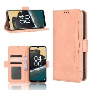 For Nokia G400 Skin Feel Calf Texture Card Slots Leather Phone Case(Pink)