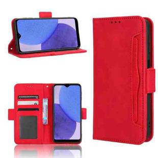 For Samsung Galaxy A23e / A23s / A23 5G JP Skin Feel Calf Texture Card Slots Leather Phone Case(Red)