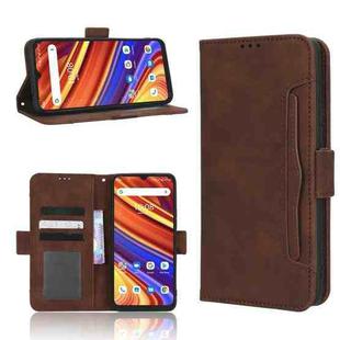 For UMIDIGI Power 7 / Power 7S Skin Feel Calf Texture Card Slots Leather Phone Case(Brown)