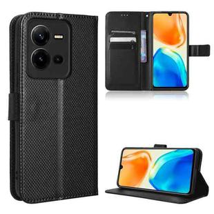 For vivo V25 5G /  X80 Lite Diamond Texture Leather Phone Case(Black)