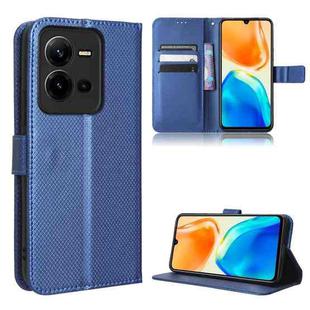 For vivo V25 5G /  X80 Lite Diamond Texture Leather Phone Case(Blue)