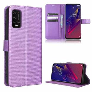 For Wiko Power U20 / U10 Diamond Texture Leather Phone Case(Purple)