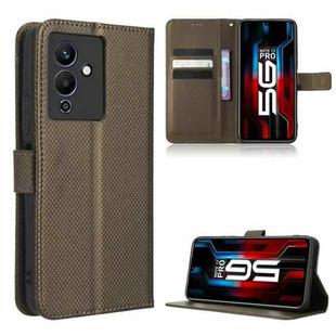 For Infinix Note 12 5G / Note 12 Pro 5G Diamond Texture Leather Phone Case(Brown)