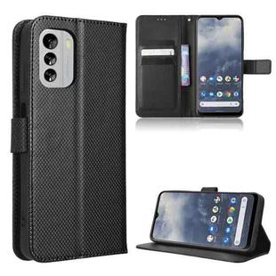 For Nokia G60 5G Diamond Texture Leather Phone Case(Black)