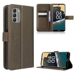 For Nokia G400 Diamond Texture Leather Phone Case(Brown)