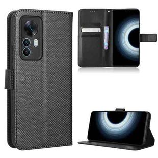 For Xiaomi 12T / Redmi K50 Ultra Diamond Texture Leather Phone Case(Black)