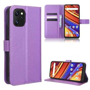 For UMIDIGI Power 7 Max Diamond Texture Leather Phone Case(Purple)