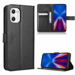 For UMIDIGI C1 Diamond Texture Leather Phone Case(Black)