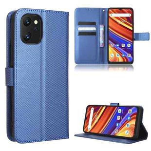 For UMIDIGI F3 5G / 4G / F3S / F3 SE Diamond Texture Leather Phone Case(Blue)