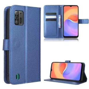 For ZTE Blade A52 Lite Diamond Texture Leather Phone Case(Blue)