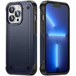 For iPhone 13 Pro 2 in 1 Soft TPU Hard PC Phone Case(Blue)