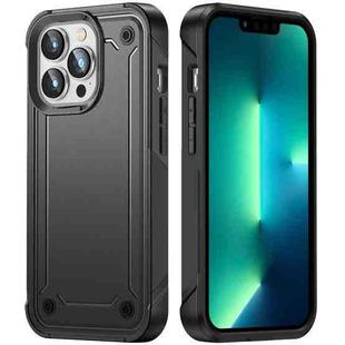 For iPhone 13 Pro Max 2 in 1 Soft TPU Hard PC Phone Case(Grey)