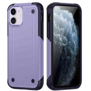 For iPhone 11 2 in 1 Soft TPU Hard PC Phone Case(Purple Royal Blue)