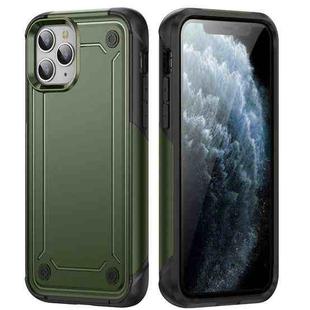 For iPhone 11 Pro 2 in 1 Soft TPU Hard PC Phone Case(Army Green)