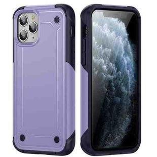 For iPhone 11 Pro Max 2 in 1 Soft TPU Hard PC Phone Case(Purple Royal Blue)