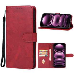 For Xiaomi Redmi Note 12 Pro 5G China Leather Phone Case(Red)